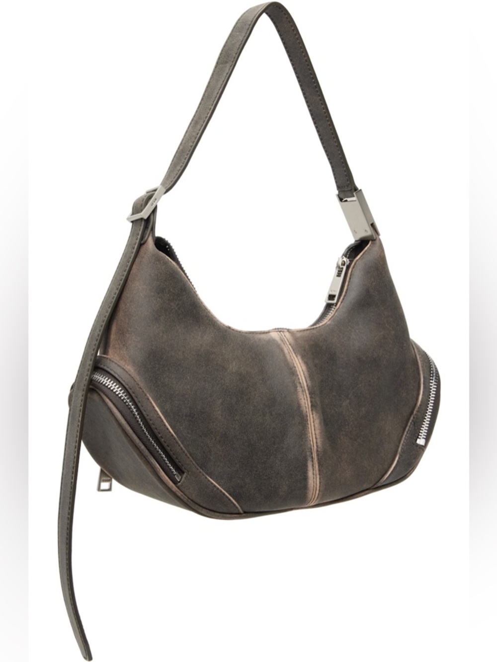NWT OSOI Leather Cargo Bag in Vintage Brown